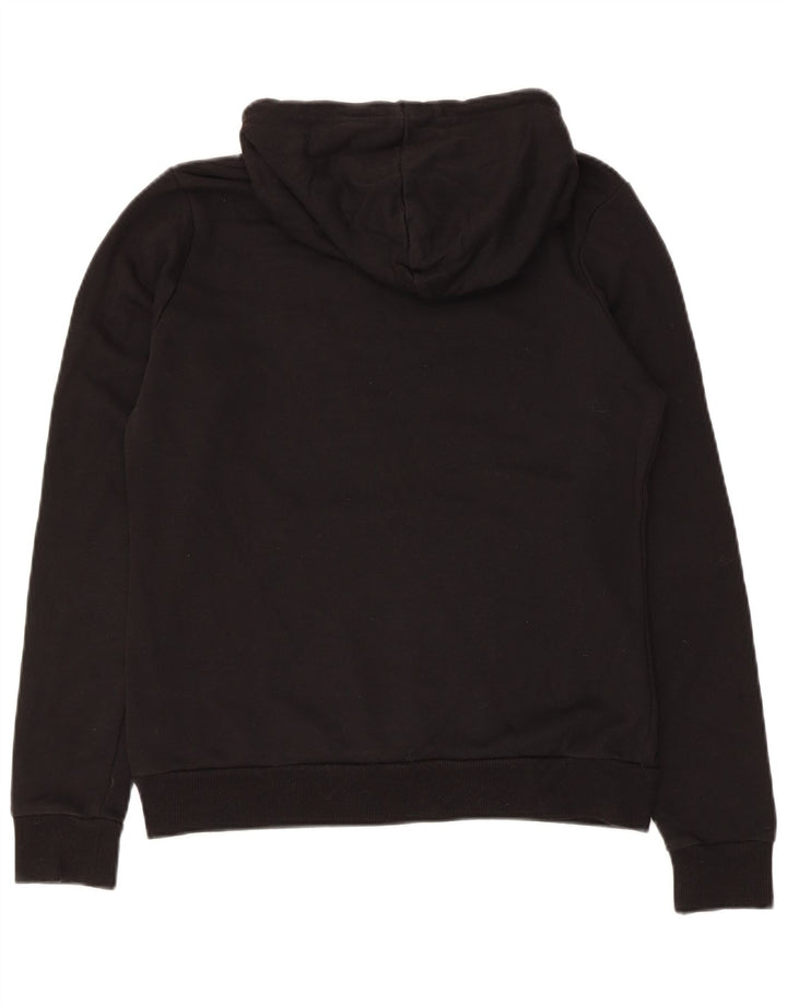 Puma Mujer Graphic Sudadera con capucha Jumper UK 12 Mediano Negro Poliéster