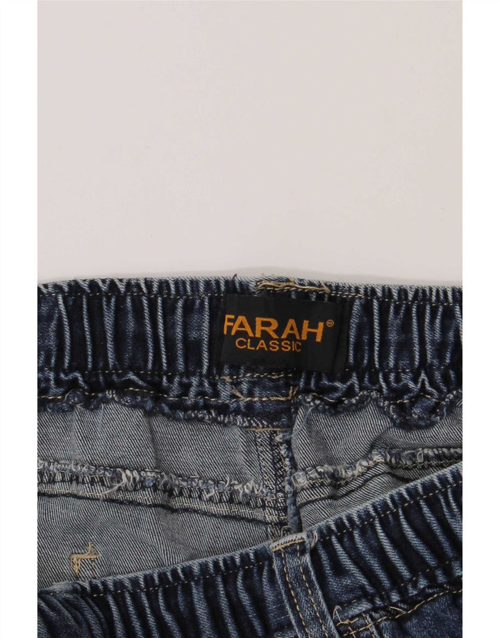 Farah Vaqueros Rectos Clásicos Mujer W36 L27 Algodón Azul