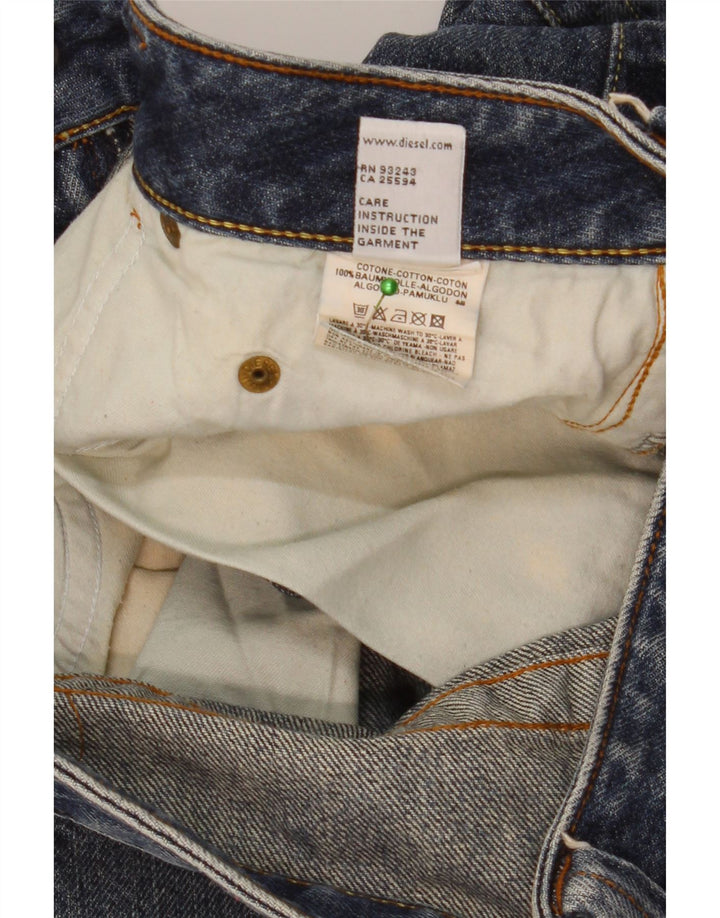 DIESEL Vaqueros Rectos Mujer W29 L30 Azul Algodón