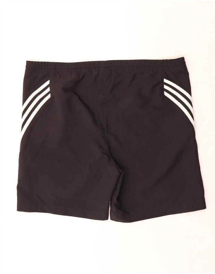 Adidas Pantalones cortos deportivos para hombre XL Negro Poliéster