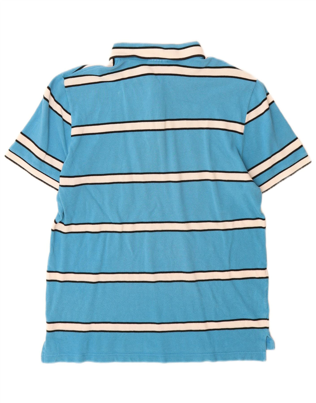 Polo Lacoste para hombre talla 5 grande algodón a rayas azules