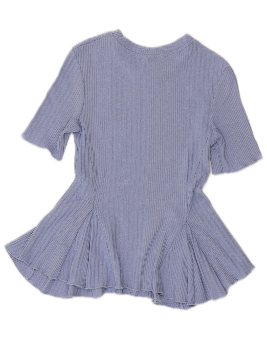 ZARA Mujer Crop Top UK 8 Pequeño Púrpura