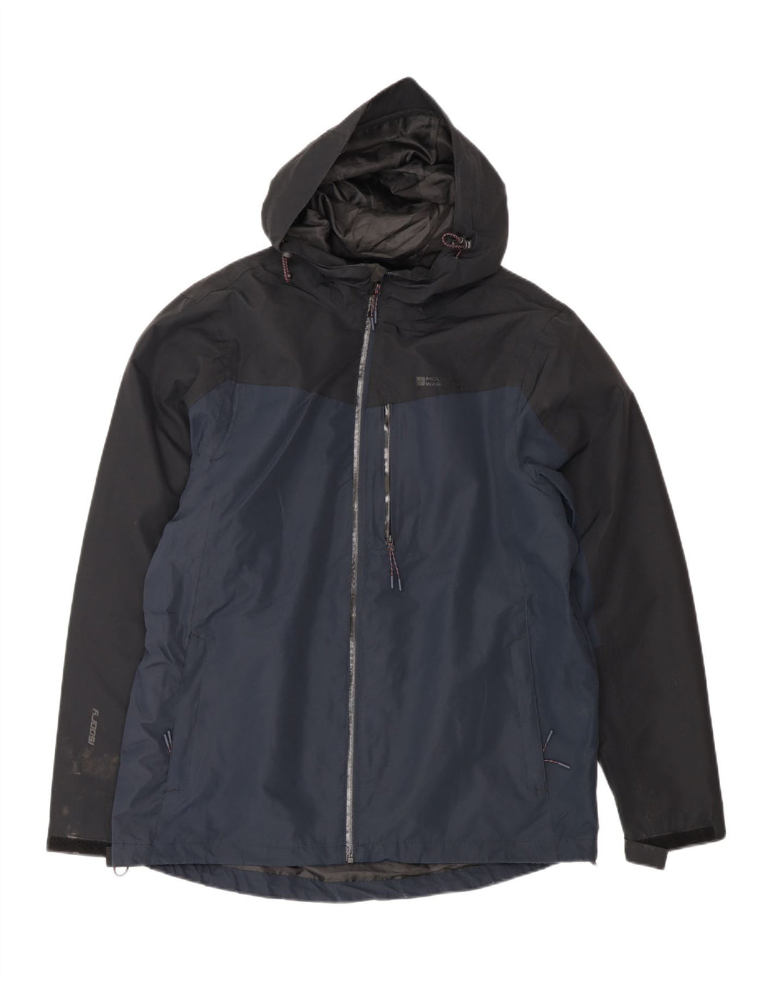 Chaqueta impermeable para hombre Mountain Warehouse UK 40 Large Azul marino Colorblock