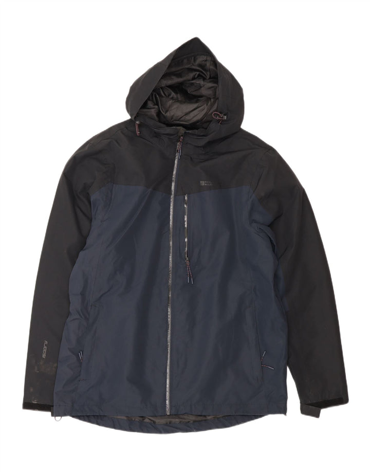 Chaqueta impermeable para hombre Mountain Warehouse UK 40 Large Azul marino Colorblock