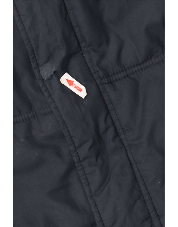 Lotto Chaqueta acolchada con capucha para hombre UK 44 2XL Azul marino Poliéster