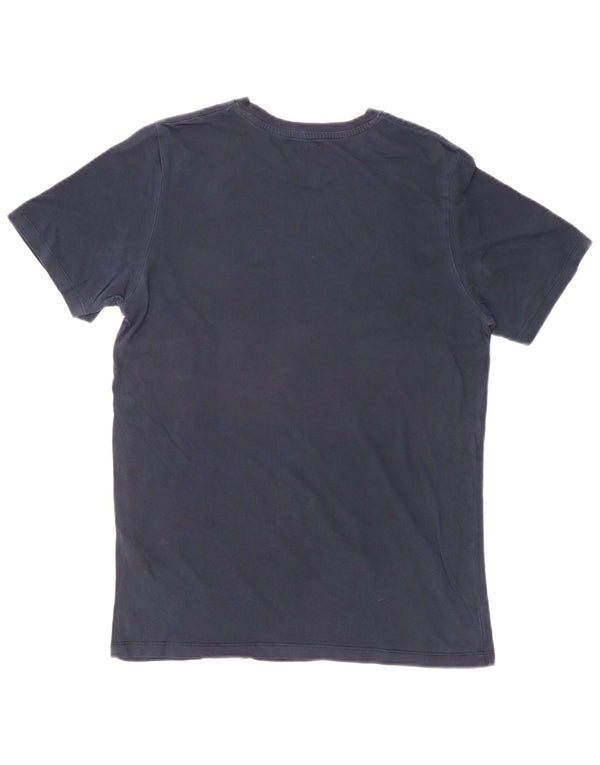 Jack & Jones - Camiseta gráfica para hombre, talla grande, algodón azul marino