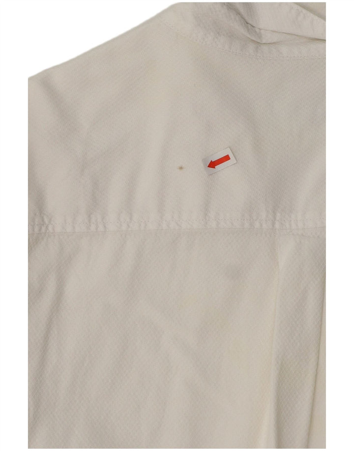 BENETTON Camisa Niño 13-14 Años 3XL Blanco Algodón
