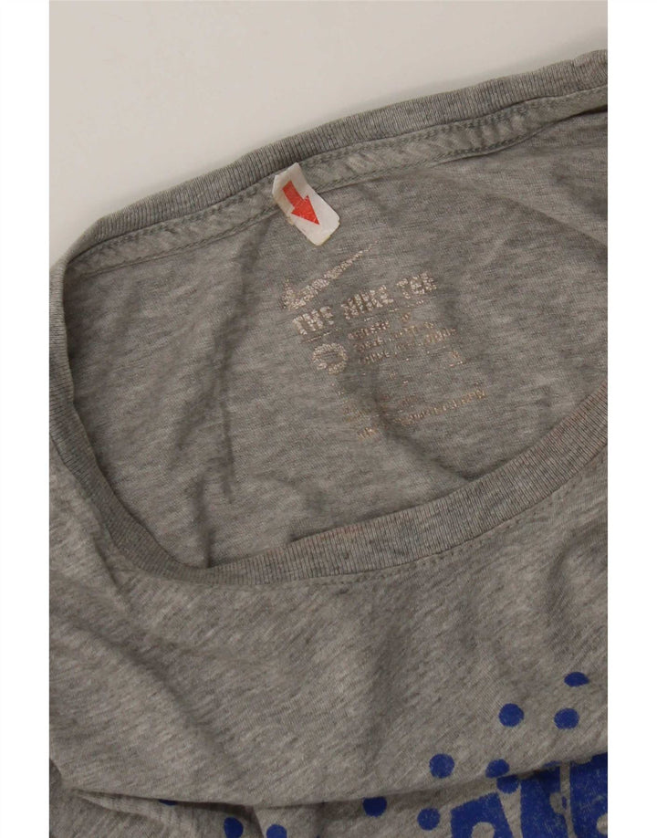 Camiseta Nike Air Max Graphic para hombre, parte superior de algodón gris medio