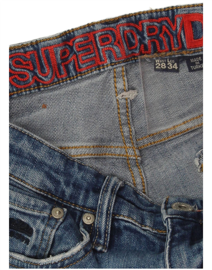 Vaqueros Superdry Mujer Skinny W28 L30 Azul