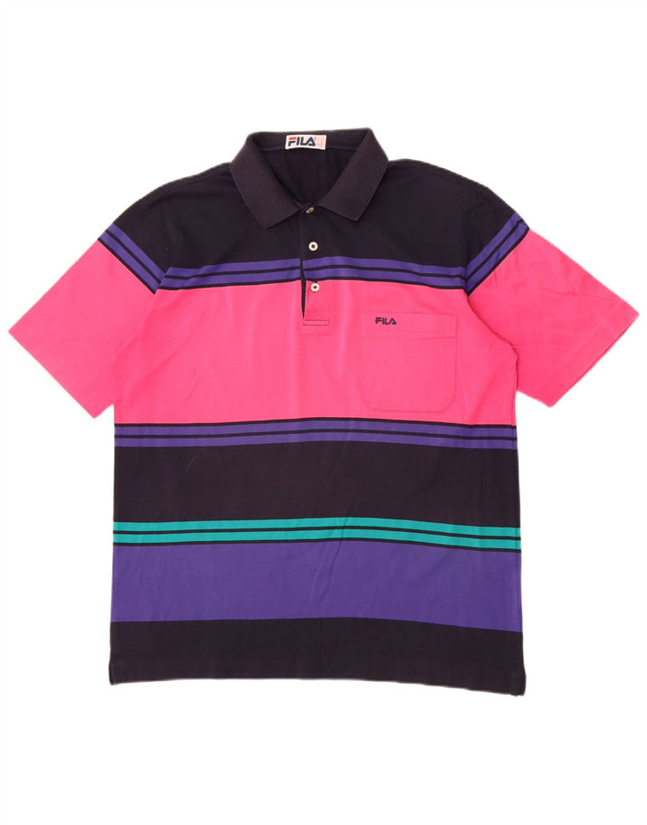 Polo Fila Hombre IT 50 Medium Azul Marino Colorblock