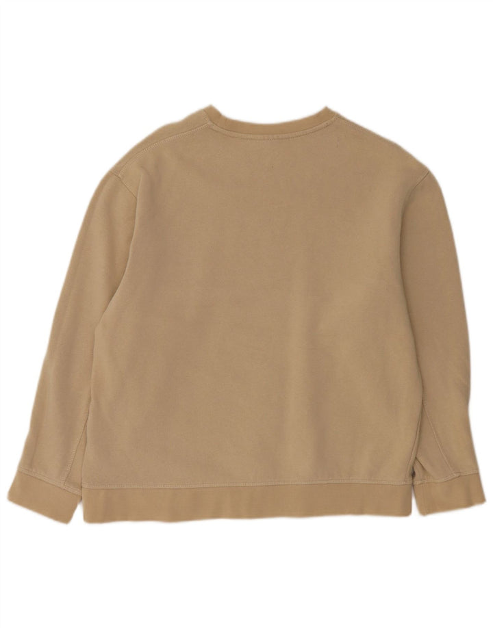 Topshop Sudadera extragrande para mujer, talla 40, algodón beige medio