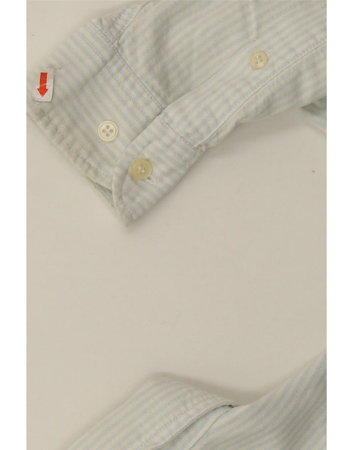 AMERICANINO Mens Shirt Small Blue Pinstripe Cotton