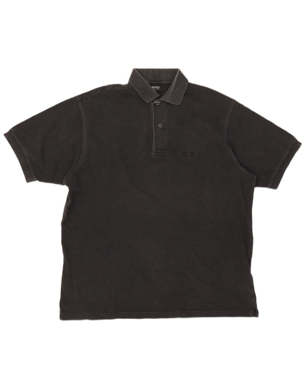 Polo Hugo Boss Hombre XL Algodón Negro