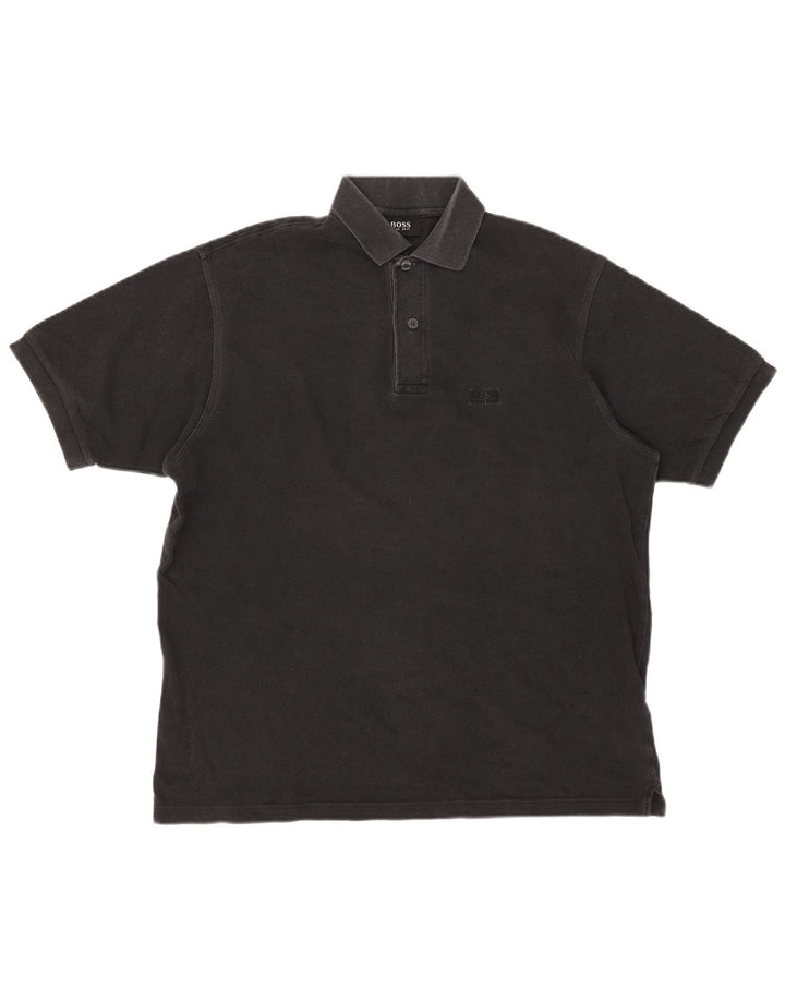 Polo Hugo Boss Hombre XL Algodón Negro