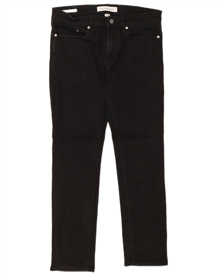 Calvin Klein Jeans ajustados para hombre W31 L30 Algodón negro