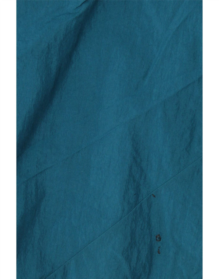 ADIDAS Hombre Jersey Chándal Top Chaqueta Pequeña Azul Colorblock Nylon