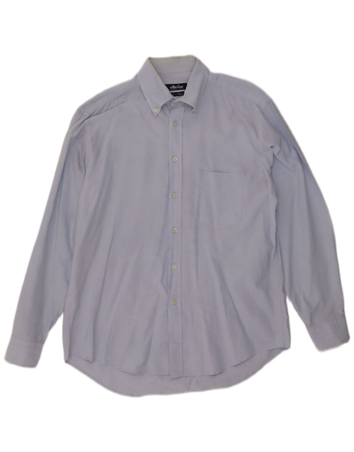 Camisa Ellesse Hombre Grande Azul Algodón