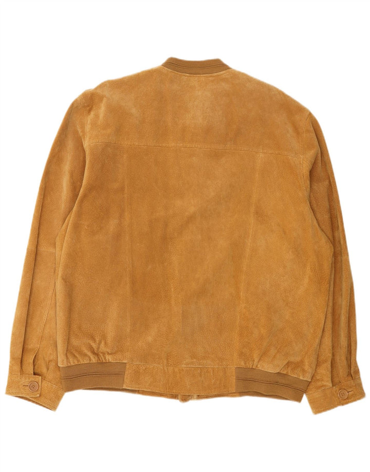Torelli Chaqueta Bomber de Ante para Hombre UK 44 2XL Cuero Marrón