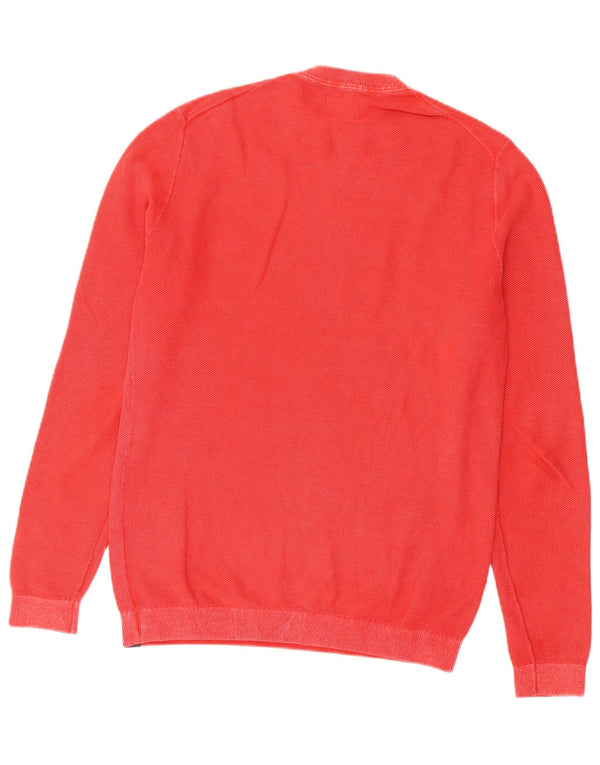 Superdry Jersey De Cuello Redondo Para Hombre De Algodón Rojo Medio