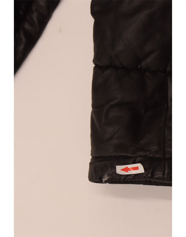 Bata and More Chaqueta de Cuero Mujer IT 48 XL Cuero Gris