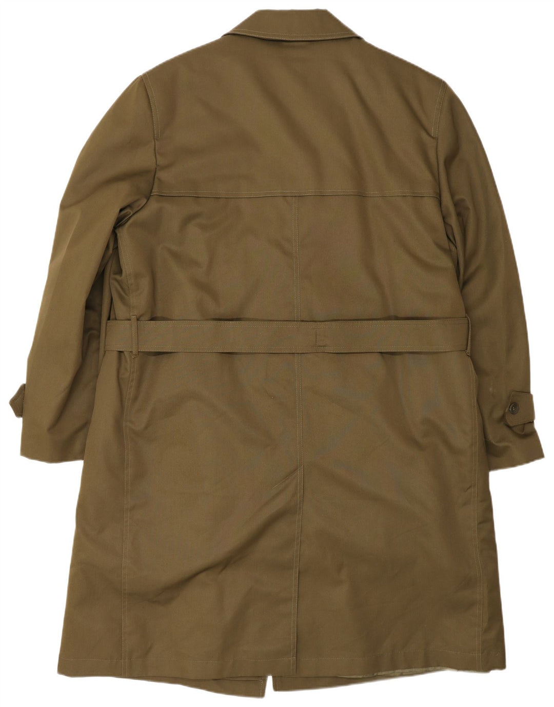 Vintage hombres gabardina Reino Unido 40 grande caqui
