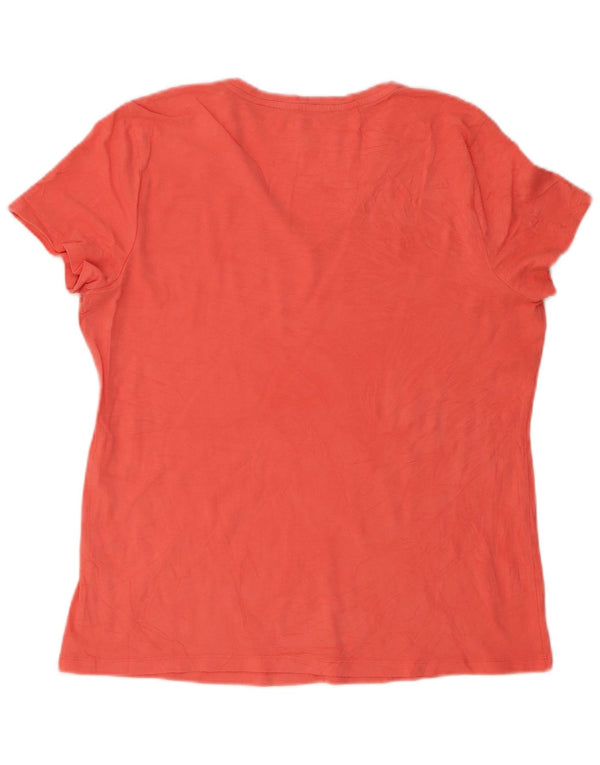 Nautica Camiseta para mujer Top UK 44 Grande Naranja Algodón