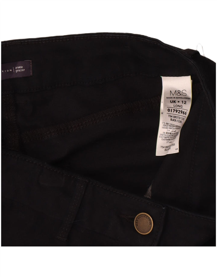 Marks & Spencer Pantalones cargo ajustados para mujer UK 12 Medium W30 L29 Azul marino