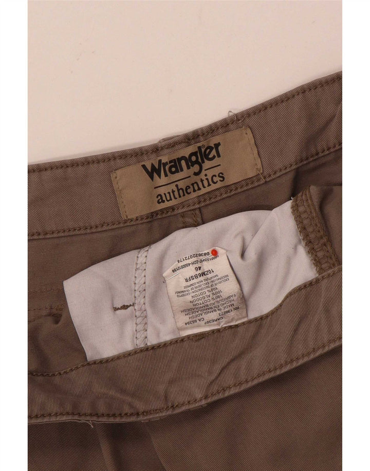 Wrangler Pantalones cortos cargo para hombre W46 3XL Algodón marrón