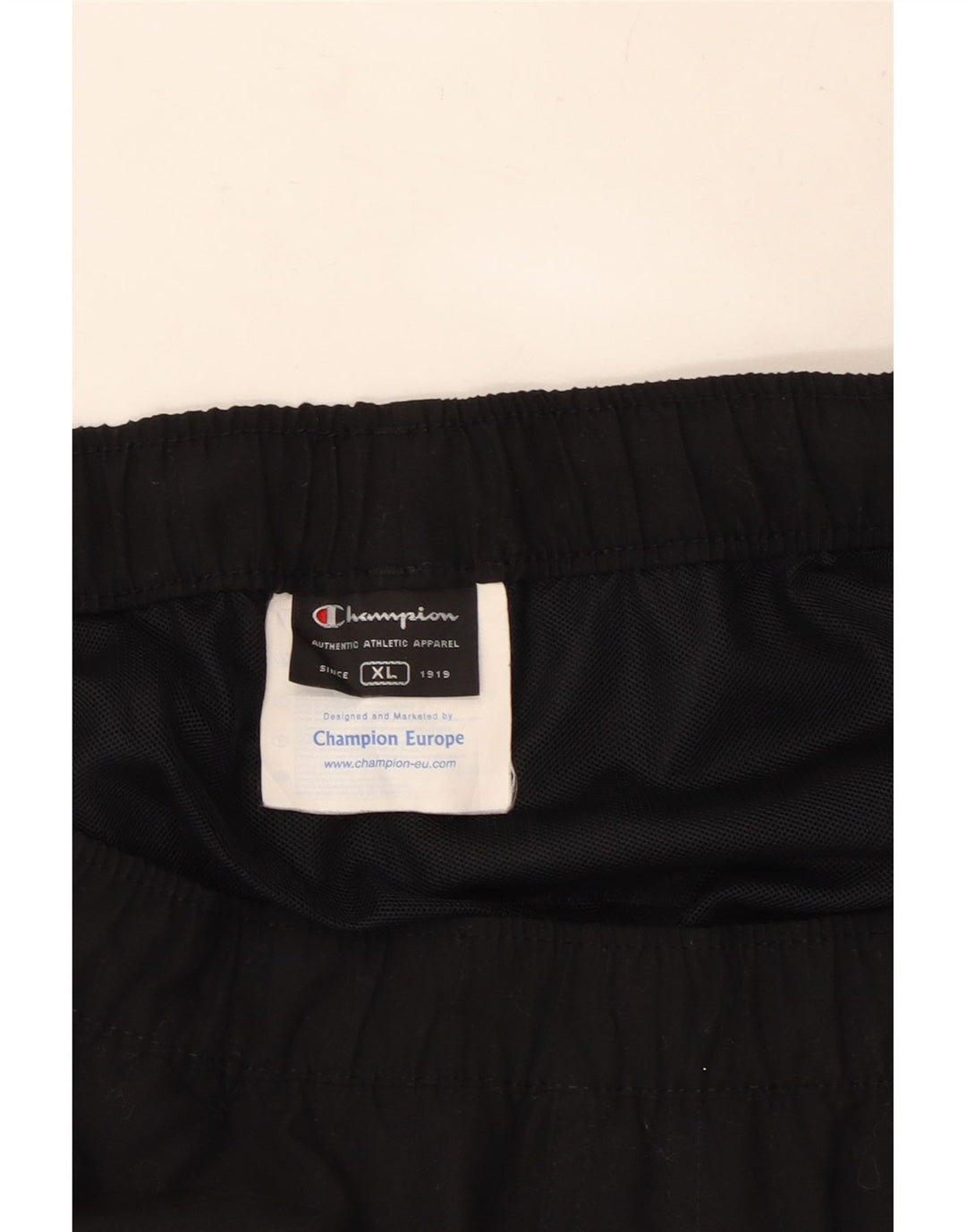 Champion Bañador con estampado gráfico para hombre XL Poliéster color block negro