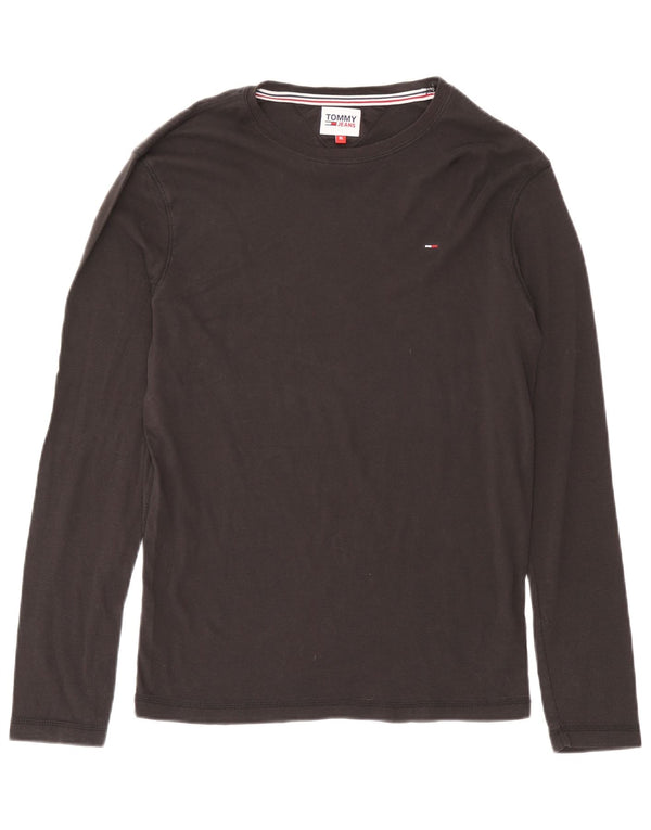 Tommy Hilfiger Hombre Top Manga Larga XL Algodón Gris