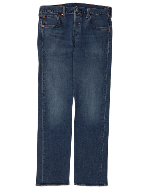 Levi's Hombre 501 Vaqueros Rectos W32 L32 Algodón Azul