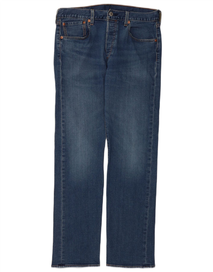 Levi's Hombre 501 Vaqueros Rectos W32 L32 Algodón Azul