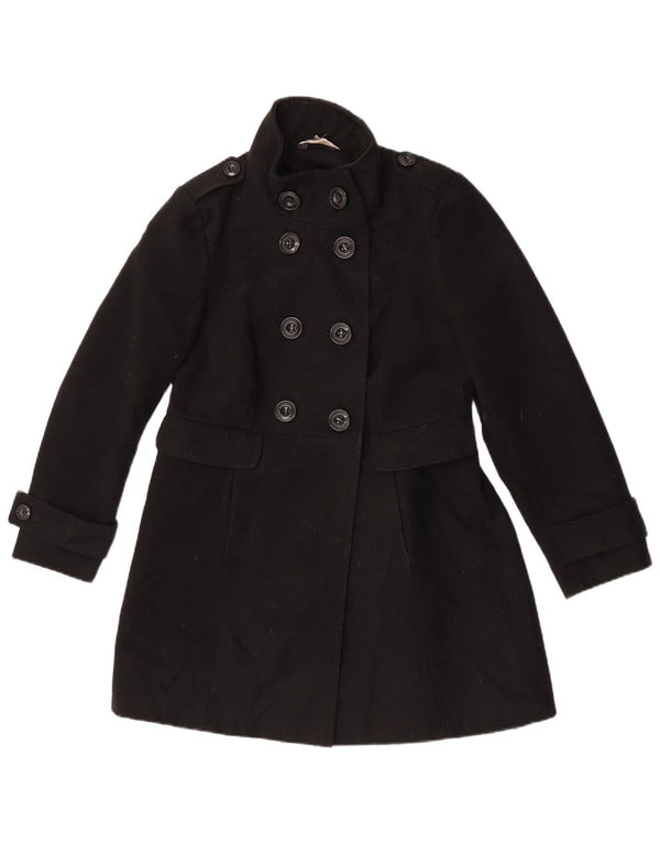 Marks & Spencer Chaquetón Petite para mujer UK 40 Pequeño Poliéster negro