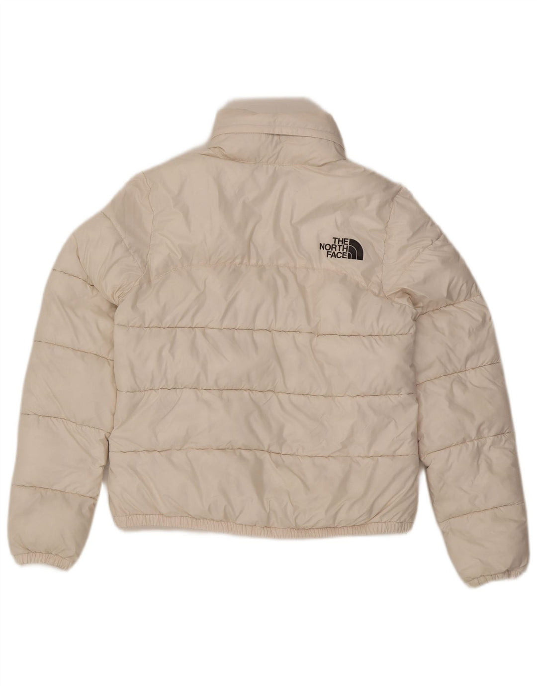 The North Face Chaqueta acolchada con capucha para mujer UK 10 Small Poliéster blanco
