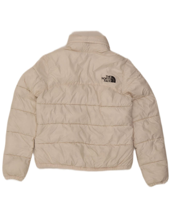 The North Face Chaqueta acolchada con capucha para mujer UK 10 Small Poliéster blanco