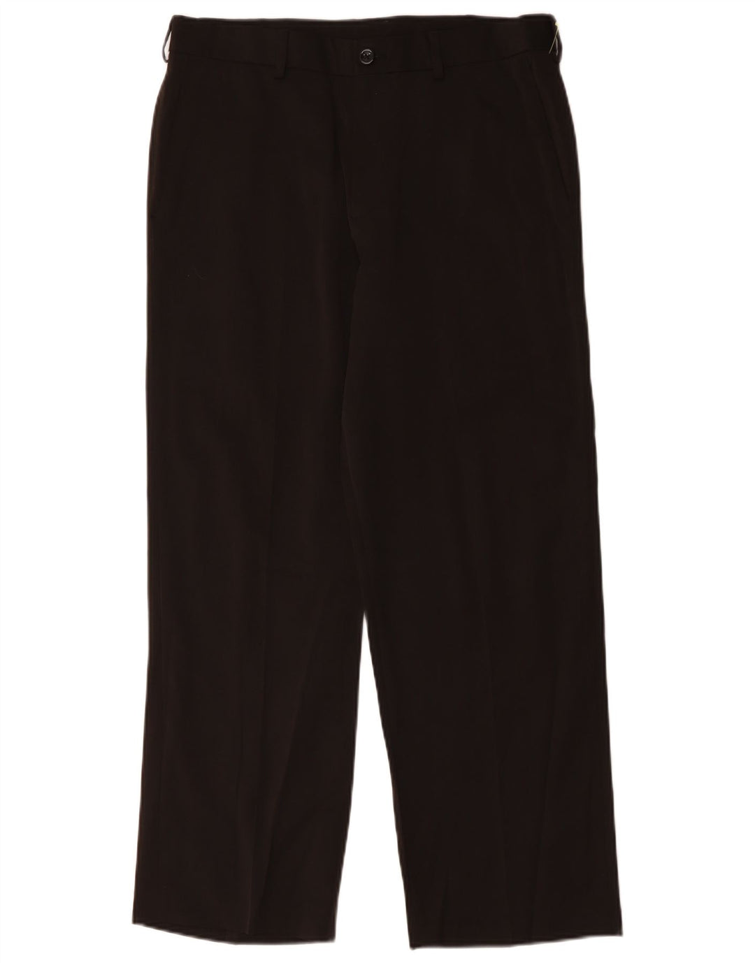 Pantalón chino recto Izod para hombre W34 L29 Poliéster negro