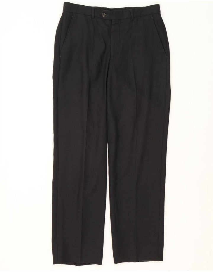 Armani Collezioni Traje de 2 piezas con 3 botones para hombre gris medio