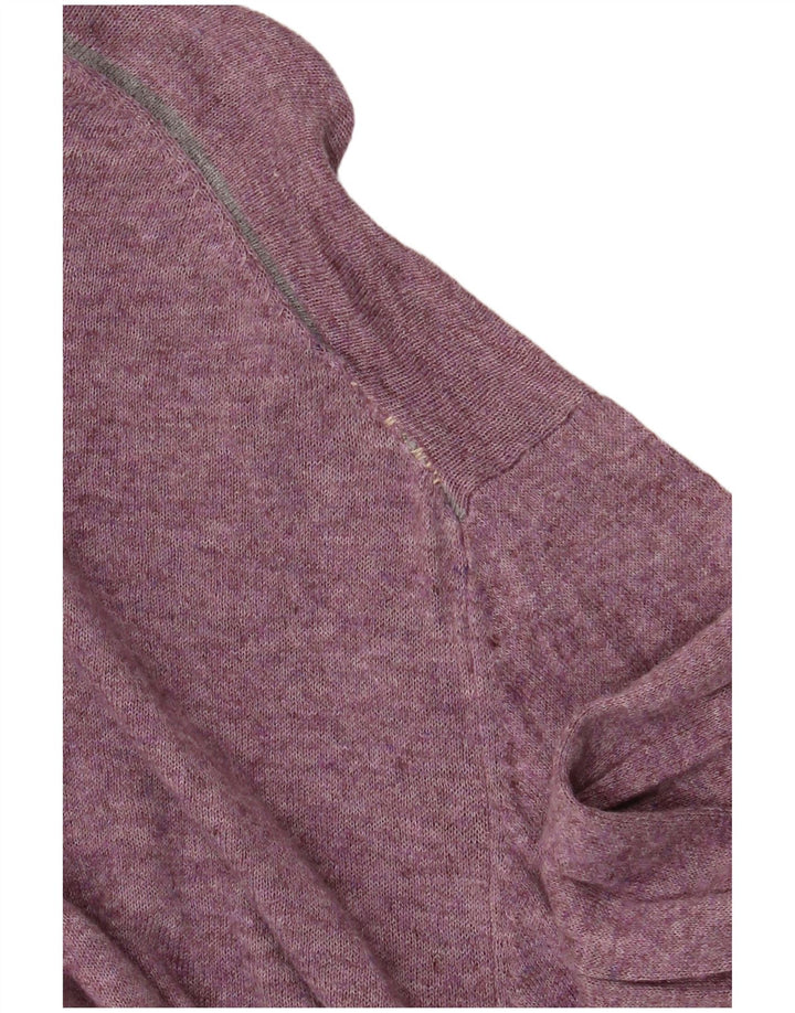 Marks & Spencer Jersey Regular Fit con Cuello en V para Hombre Púrpura Medio