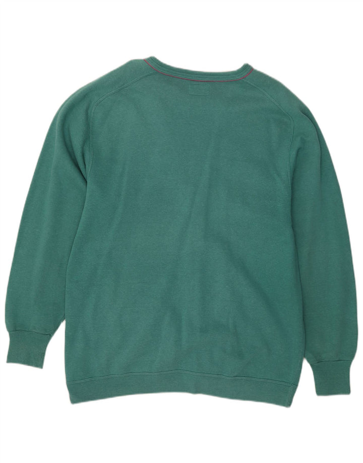 American System Chándal para Hombre Chaqueta Superior Grande Algodón Verde