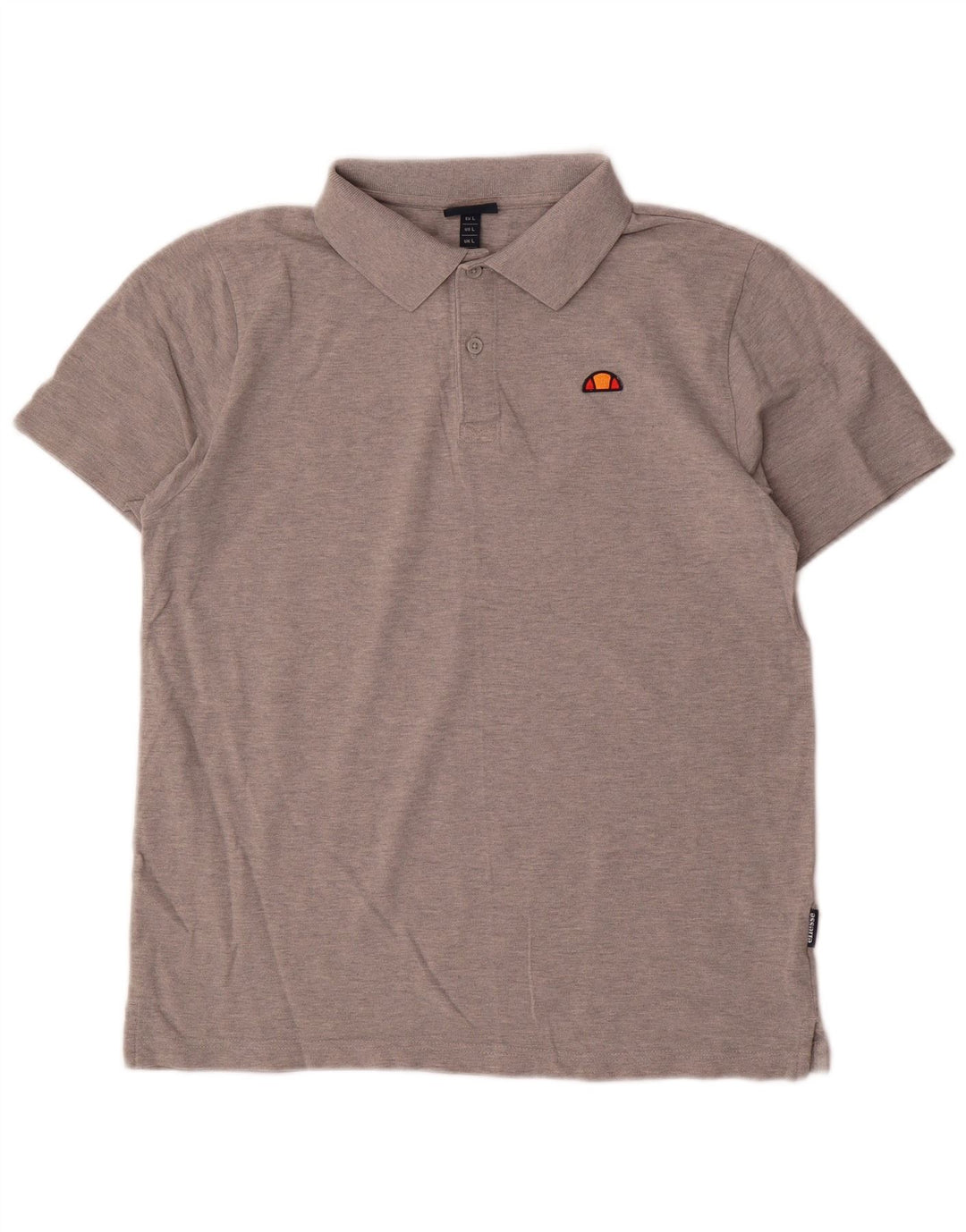Ellesse Polo para mujer UK 46 Large Gris Algodón