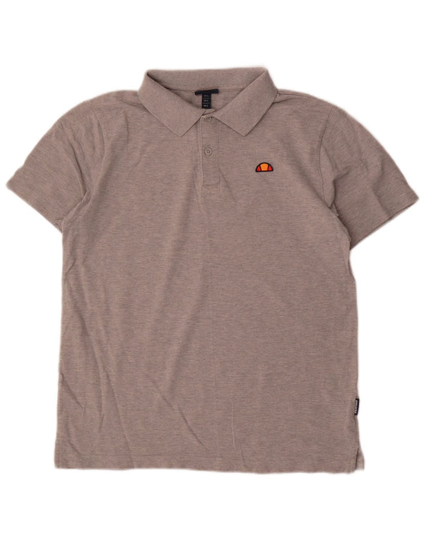 Ellesse Polo para mujer UK 46 Large Gris Algodón
