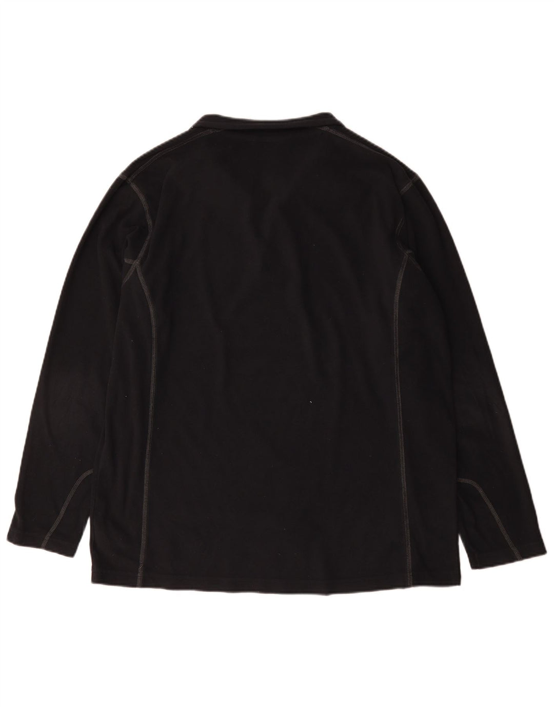 Columbia Jersey de forro polar con cremallera y cuello para hombre XL Poliéster negro