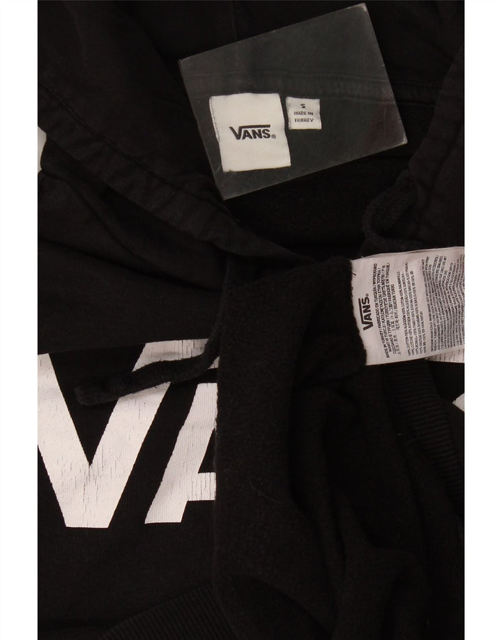 Vans Hombre Sudadera Con Capucha Gráfica Jersey Pequeño Algodón Negro