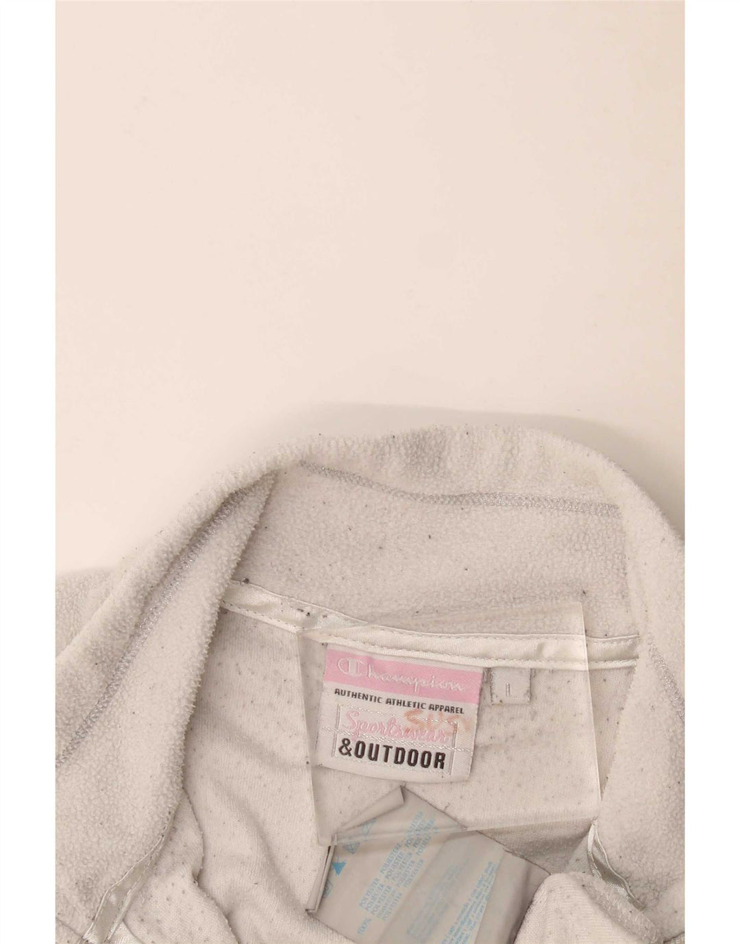 Champion Chaqueta polar para mujer UK 44 Poliéster gris grande
