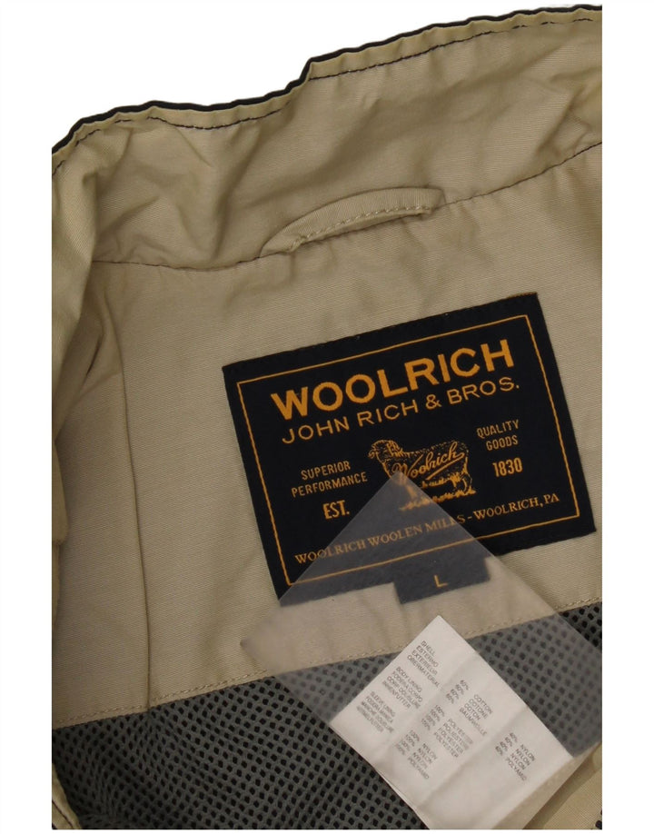 Woolrich Chaqueta utilitaria para mujer Reino Unido 44 Grande Algodón azul marino
