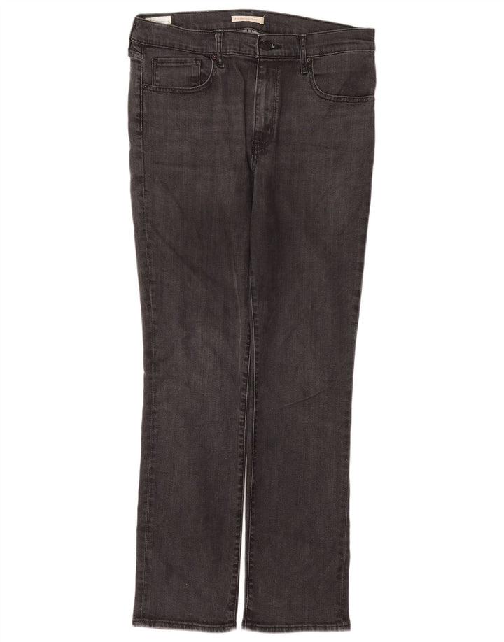 Levi's Mujer 724 Vaqueros Rectos De Tiro Alto W32 L30 Gris Lyocell