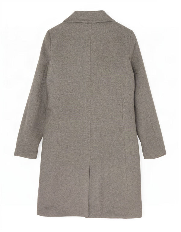 Abrigo Max Mara para mujer UK 10 Small Grey Wool