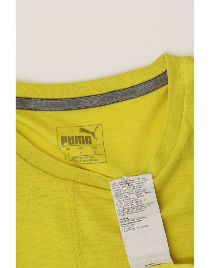 Camiseta Puma Hombre Top Small Amarillo Poliéster