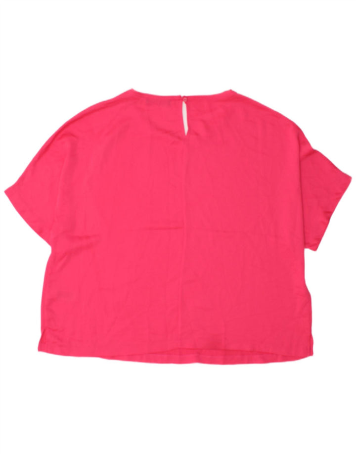 Marks & Spencer Blusa para Mujer Top UK 20 2XL Poliéster Rosa