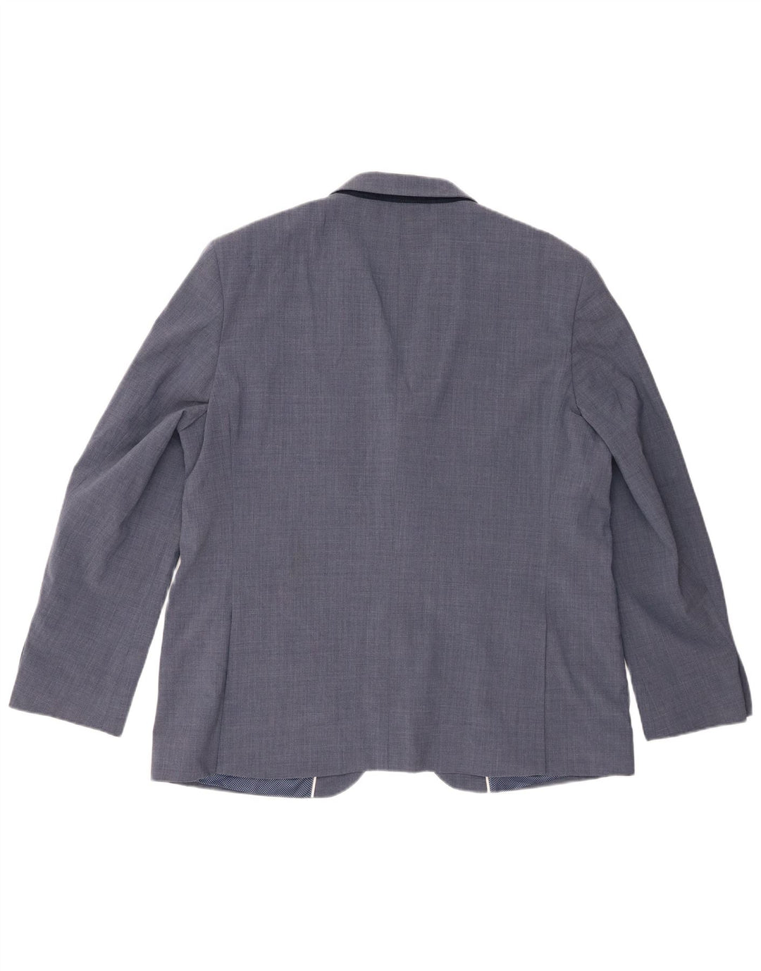 Marks & Spencer Chaqueta tipo blazer de 2 botones para hombre UK 46 3XL Lana azul